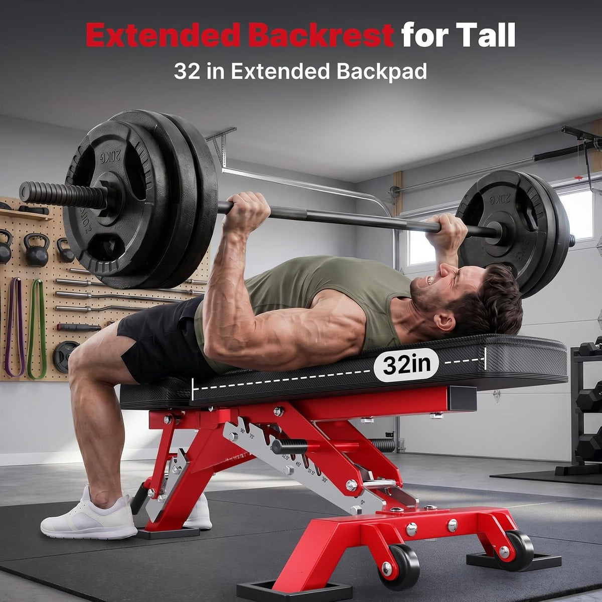 Heavy Commercial Adjustable Gym Weight Bench