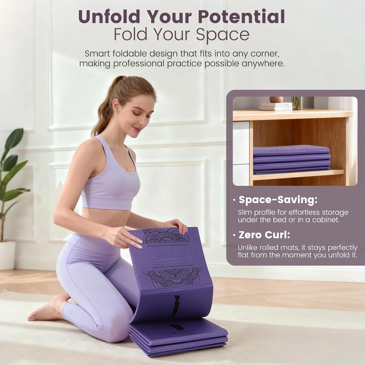Non Slip Yoga Mat Block Starter Kit