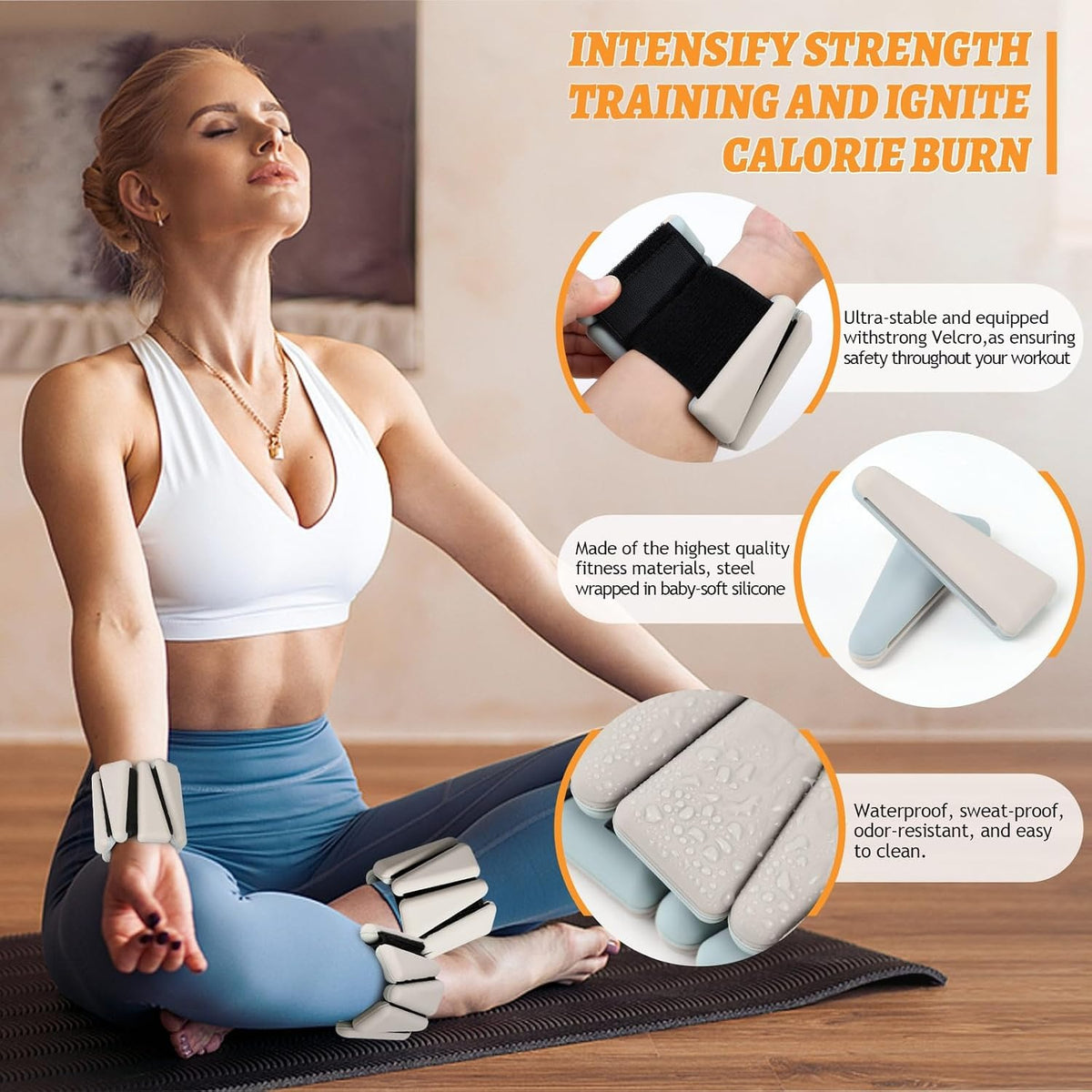 Adjustable Wrist Ankle Fitness Weights