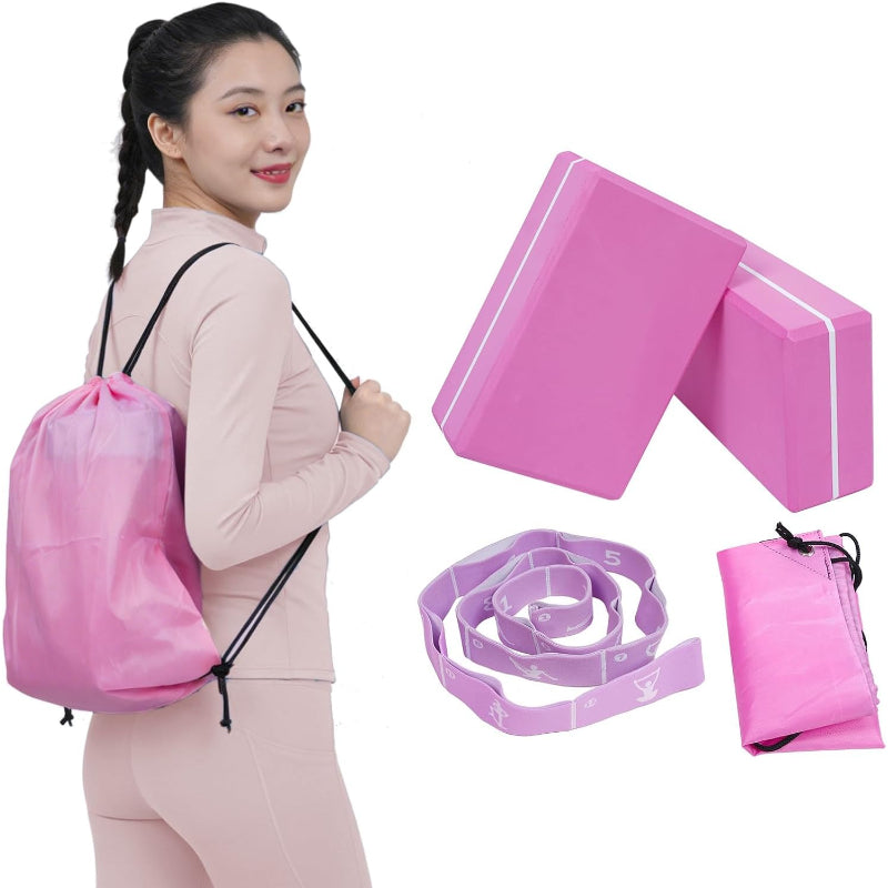 Foam Yoga Blocks Stretch Training Kit