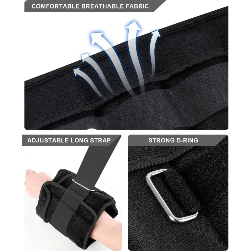 Adjustable Removable Workout Ankle Weights