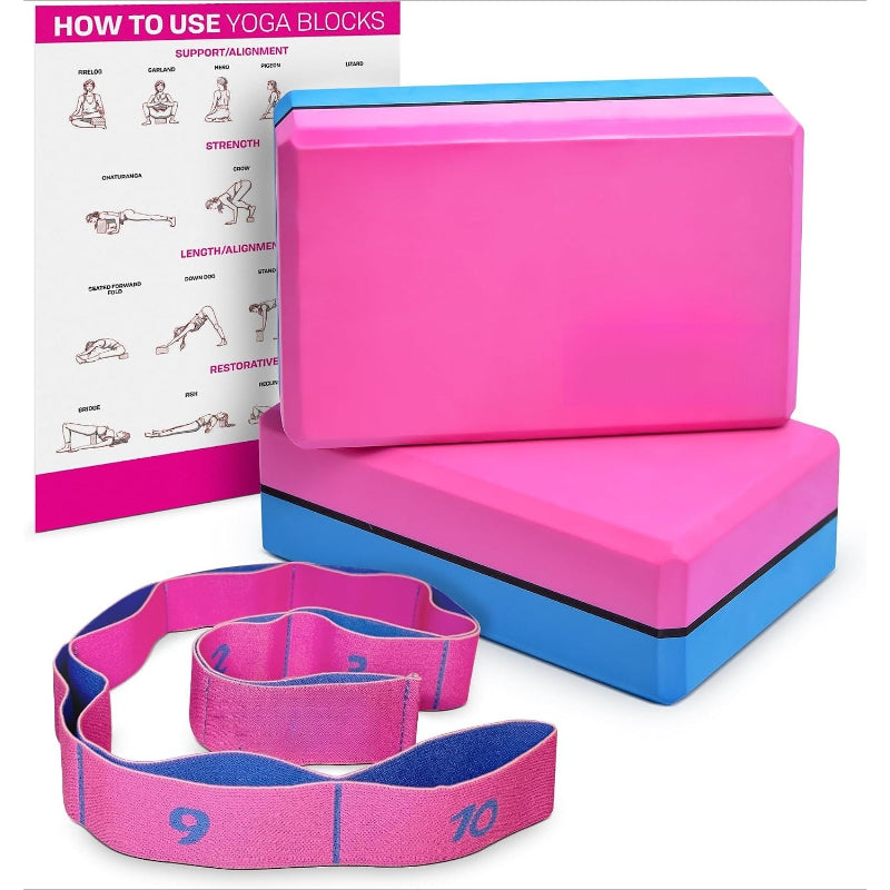 Non Slip EVA Foam Yoga Block Set