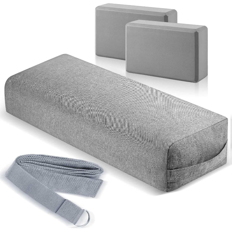 Washable Yoga Bolster Block Set