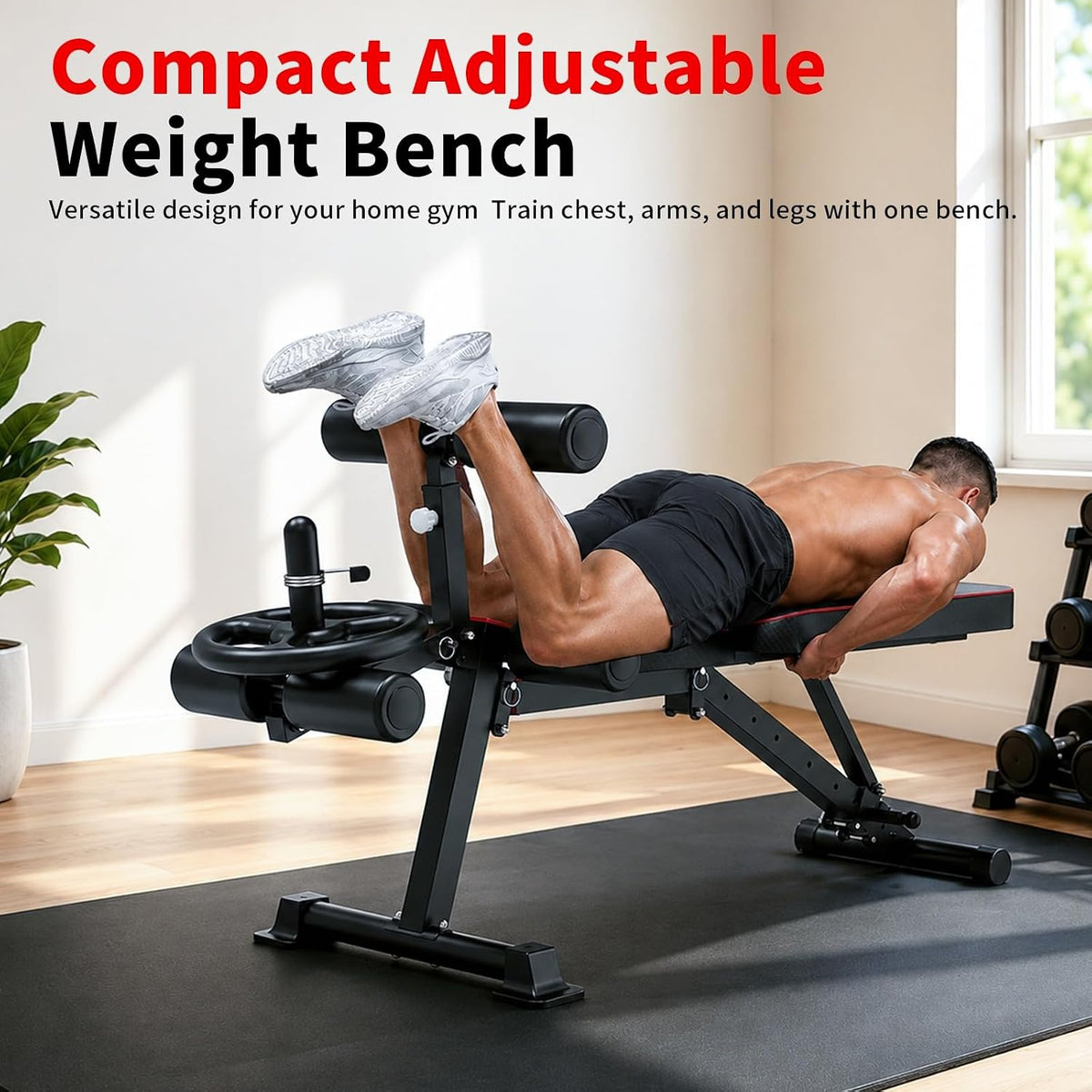 Foldable Heavy Home Gym Weight Bench