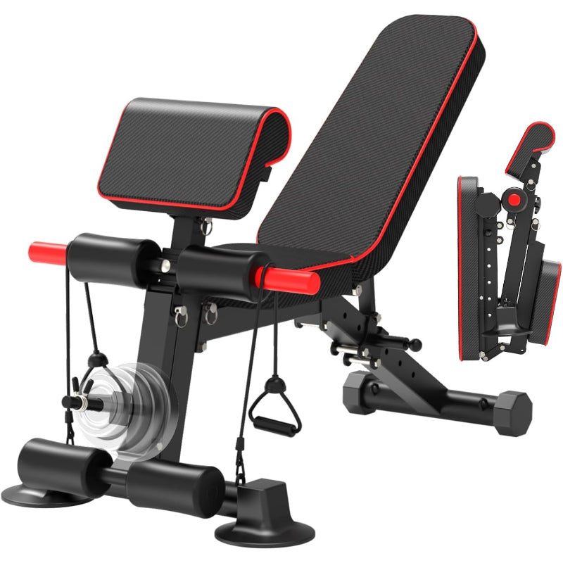 Foldable Steel Home Gym Weight Bench