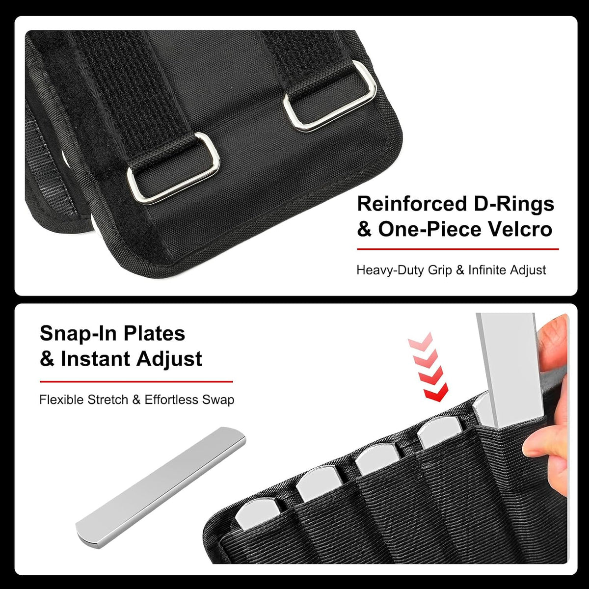 Adjustable Steel Plate Ankle Weights