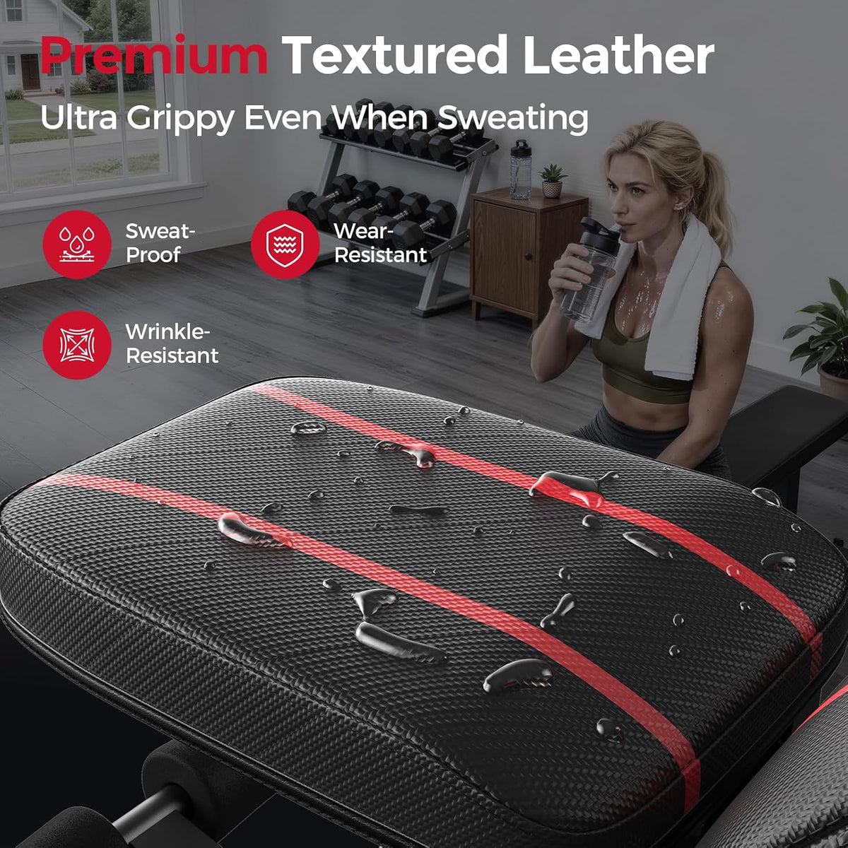 Foldable Adjustable Gym Weight Workout Bench