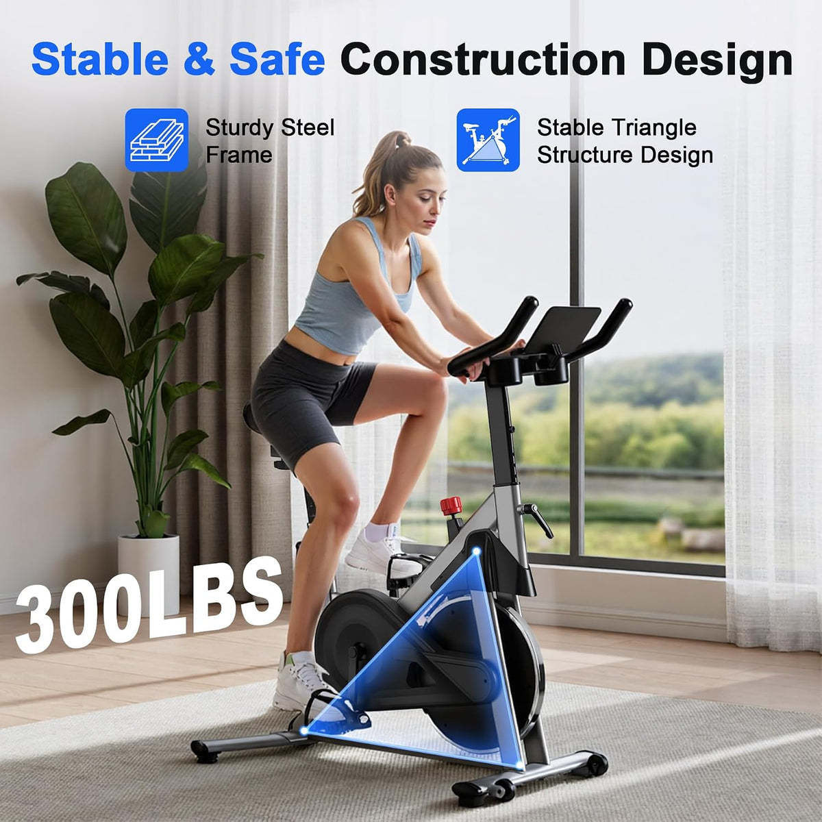 Magnetic LED Home Indoor Cycling Bike