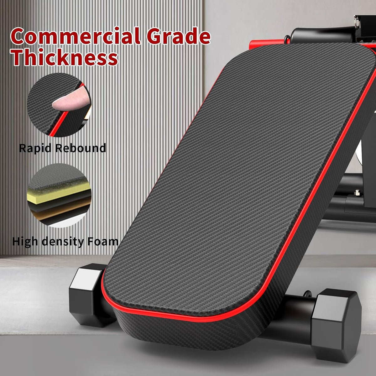 Foldable Steel Home Gym Weight Bench
