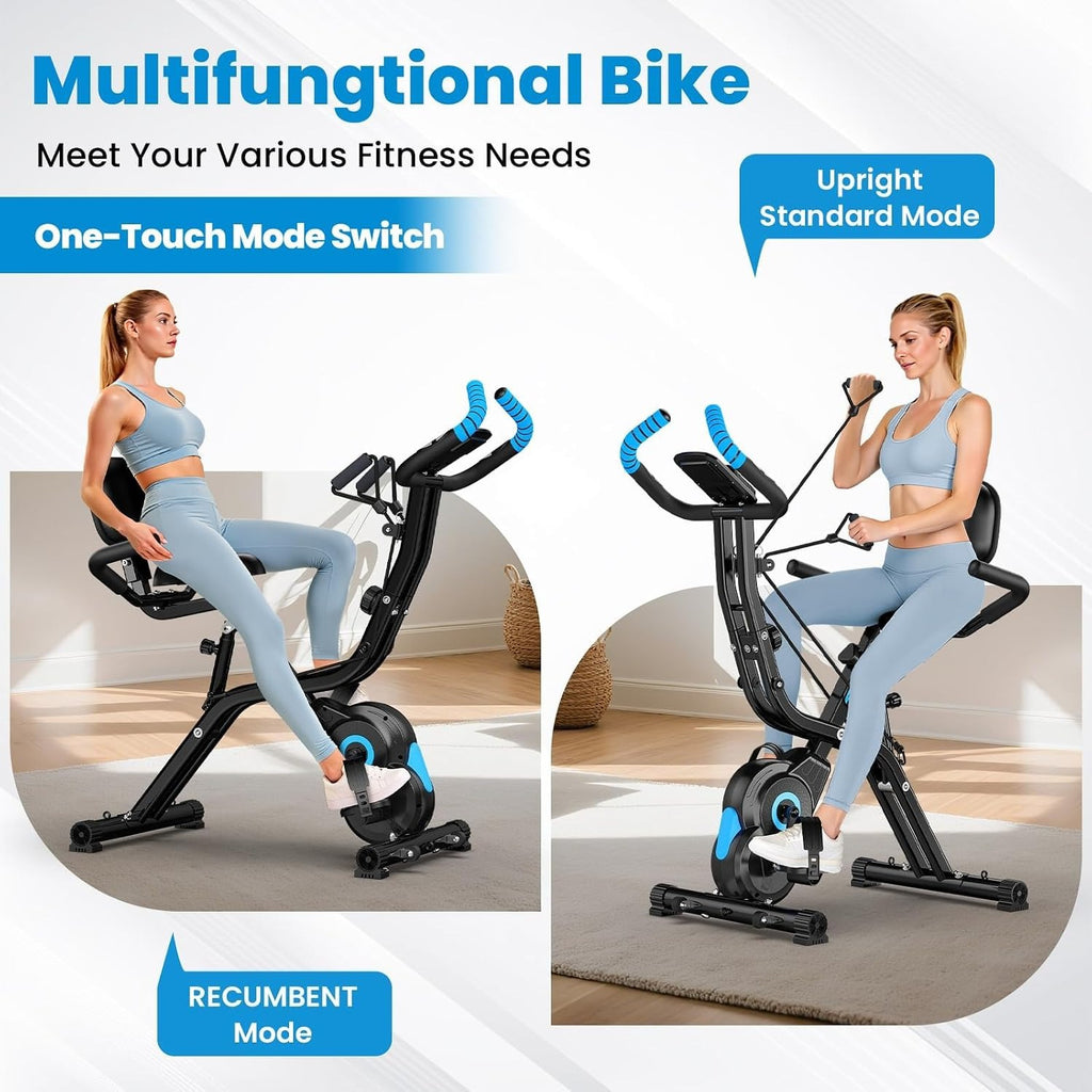 Foldable Magnetic Home Indoor Exercise Bike