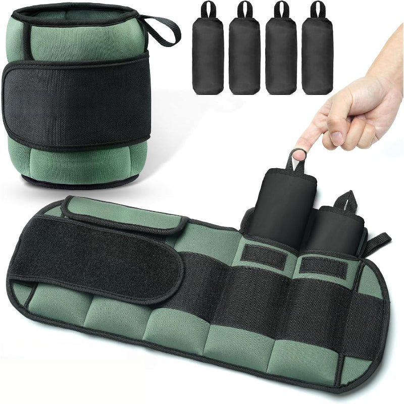 Adjustable Modular Fitness Ankle Weights