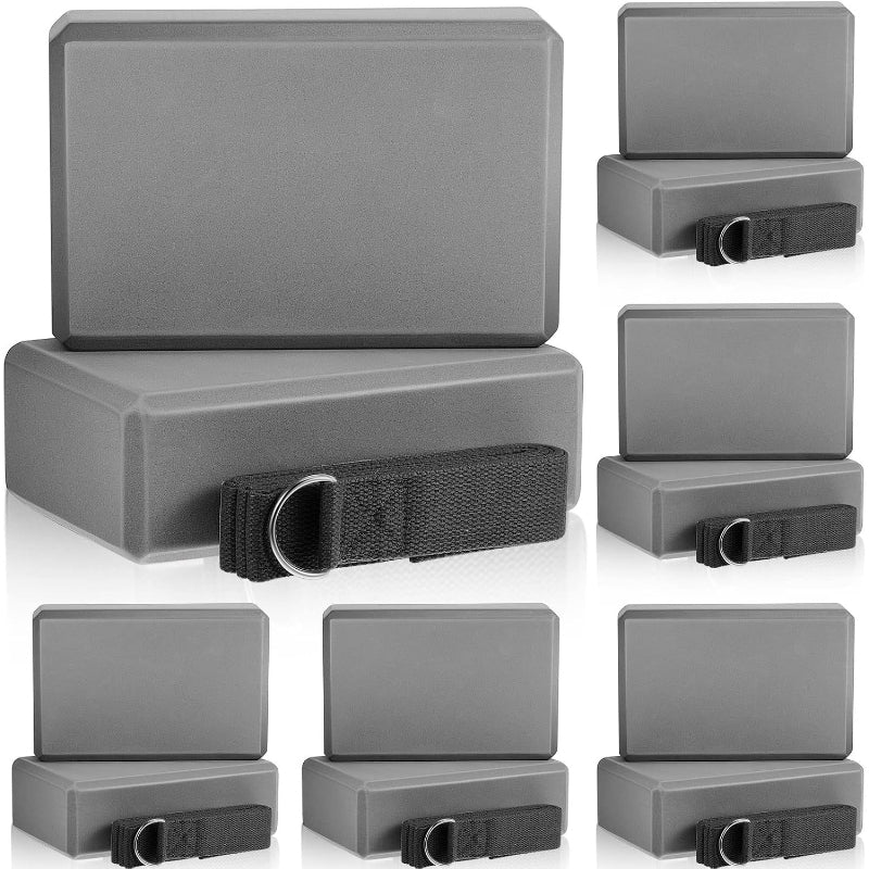 EVA Foam Yoga Block Strap Training Set