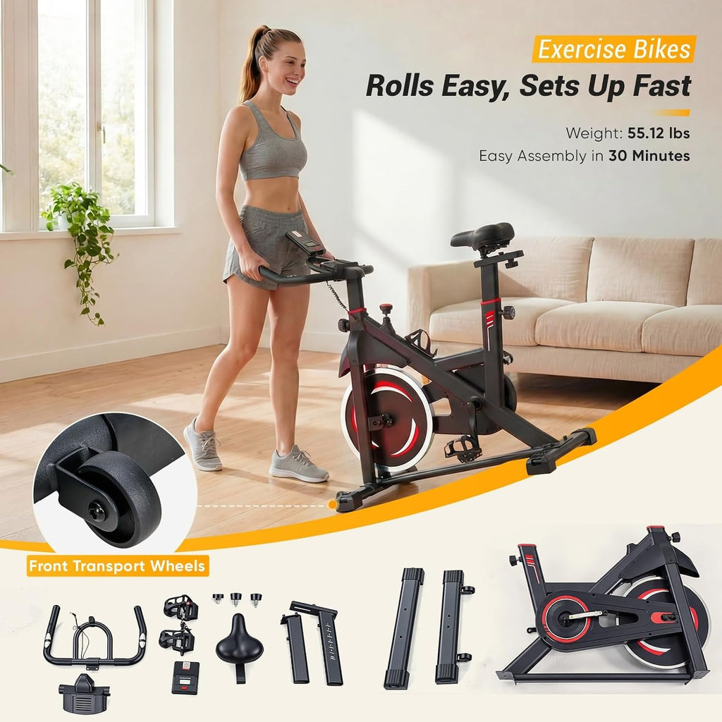 Low Noise App Home Indoor Exercise Bike