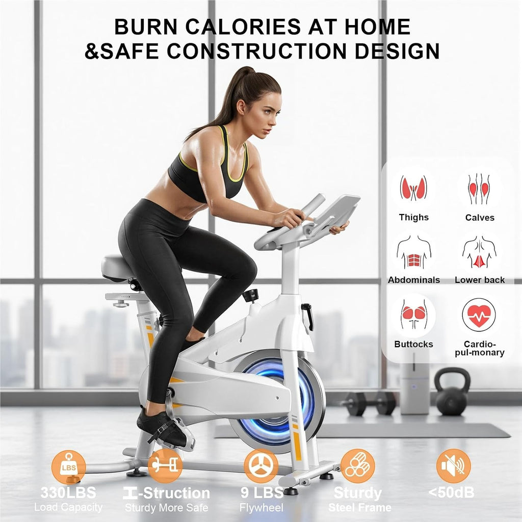 Magnetic Silent Home Spin Exercise Bike