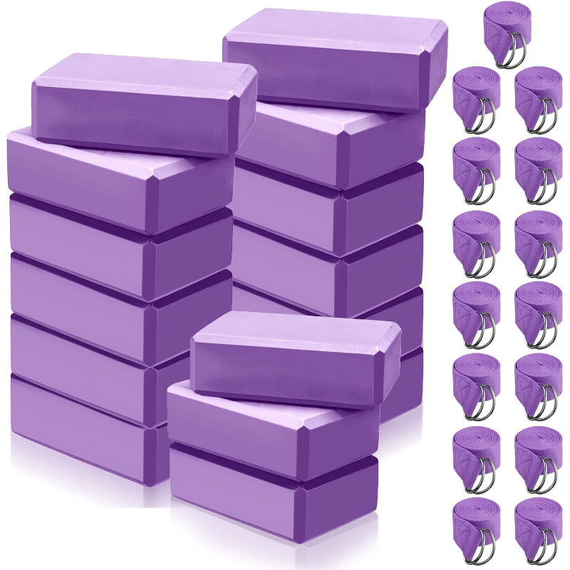 EVA Foam Yoga Block Strap Training Set