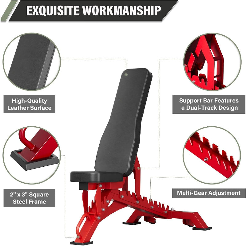 Heavy Duty Adjustable Gym Weight Bench