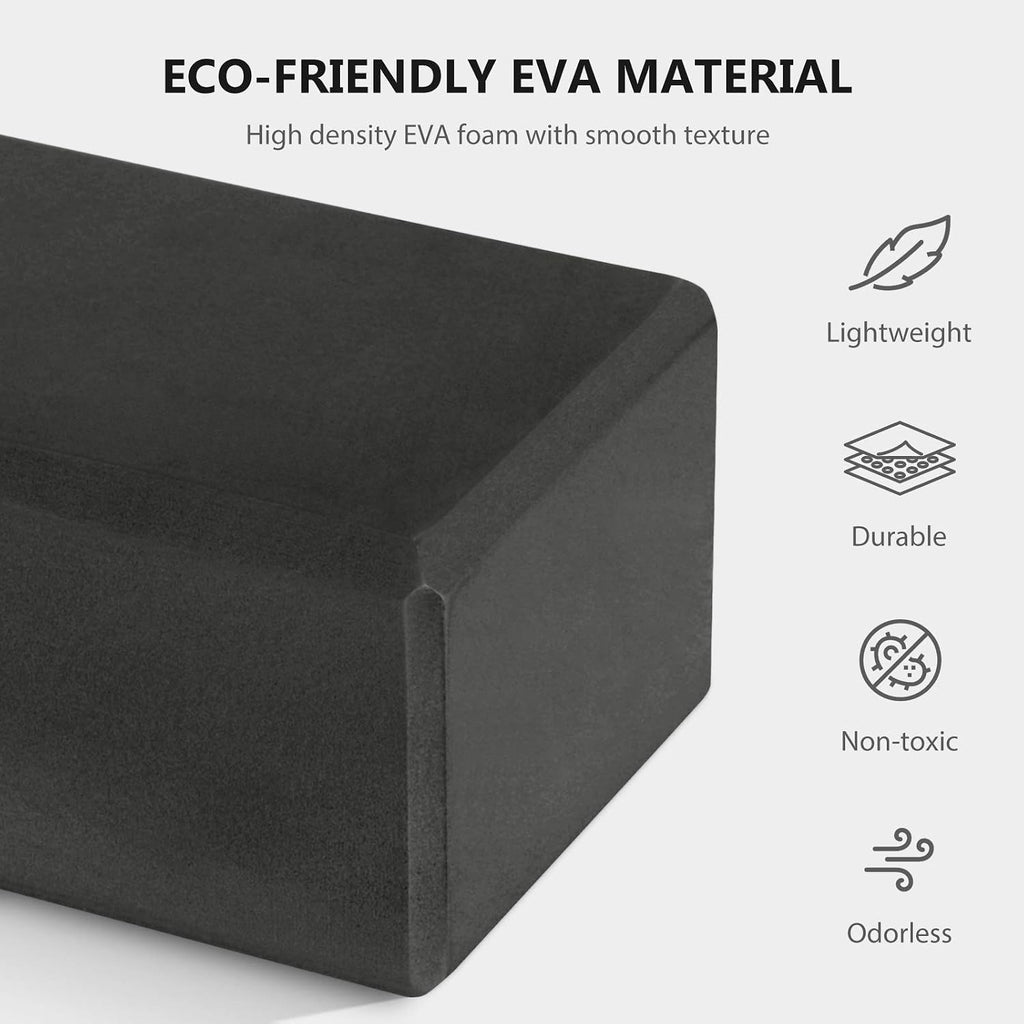 Eco Cork Yoga Block Strap Fitness Set