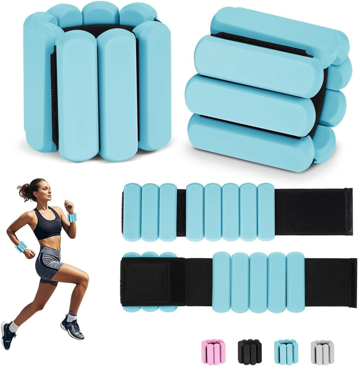 Adjustable Silicone Wrist Ankle Weights
