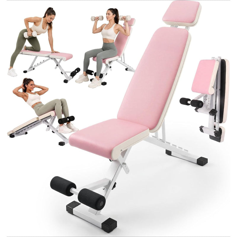 Foldable Adjustable Home Gym Weight Bench