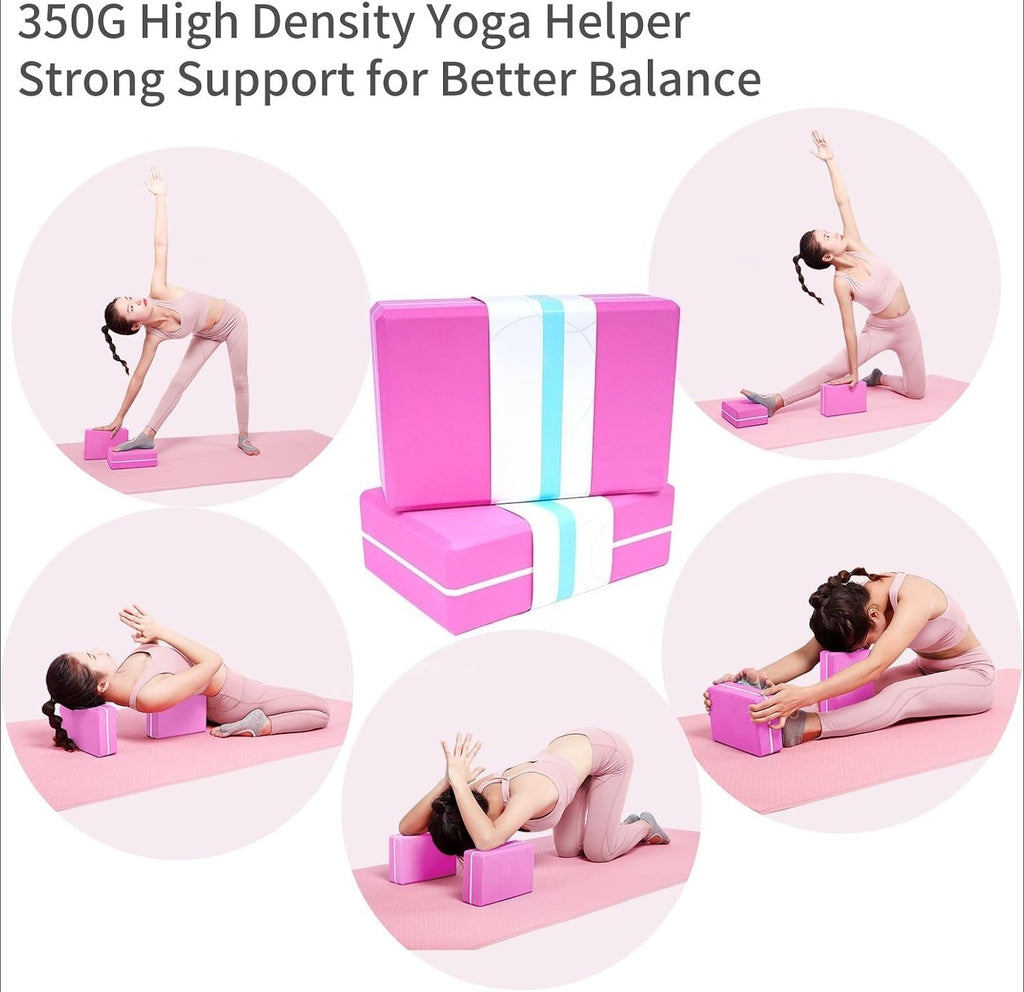 Foam Yoga Blocks Stretch Training Kit