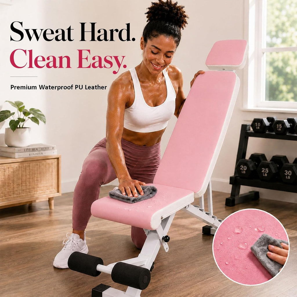 Foldable Adjustable Home Gym Weight Bench