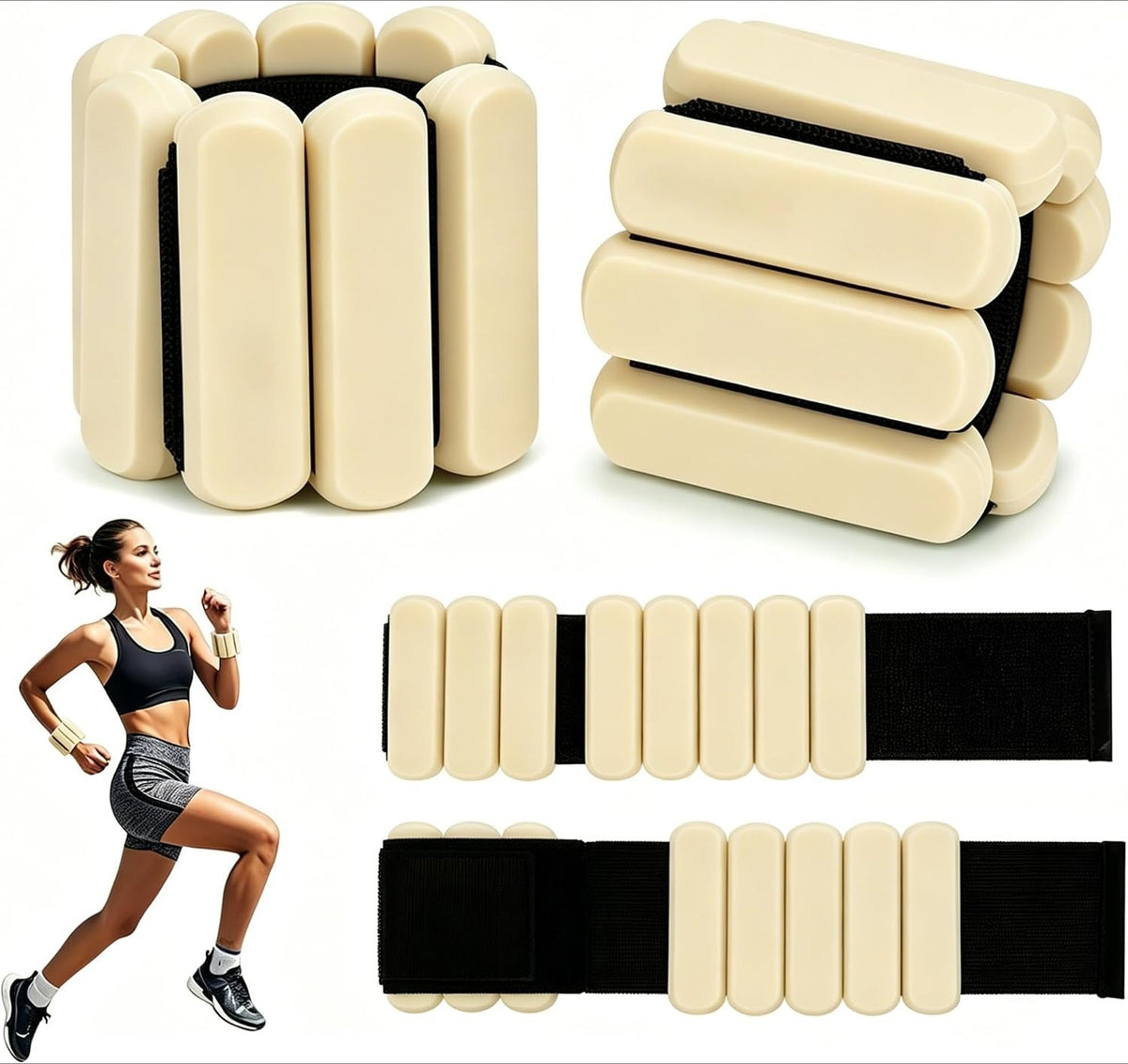 Adjustable Silicone Wrist Ankle Weights